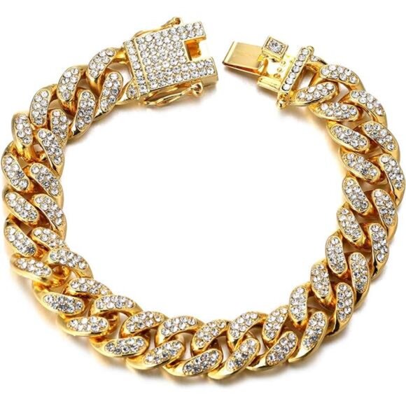 Halukakah Men’s Watch - The King - 18K Gold/Platinum Plated, 40MM Square Dial - Picture 4 of 7